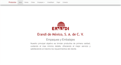 Desktop Screenshot of erandi.com.mx