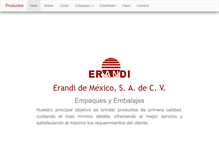 Tablet Screenshot of erandi.com.mx